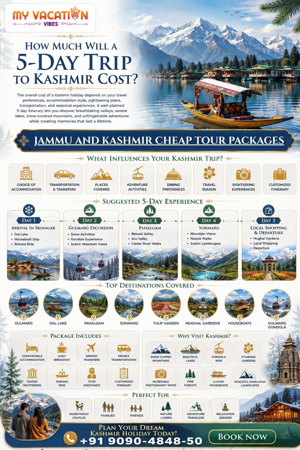 JAMMU AND KASHMIR CHEAP TOUR PACKAGES