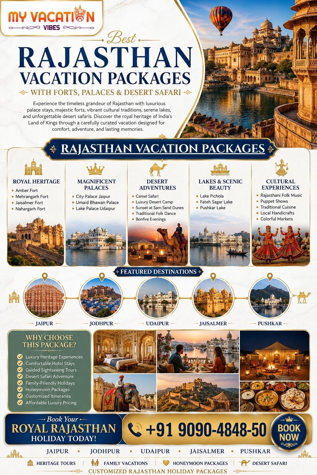 RAJASTHAN VACATION PACKAGES