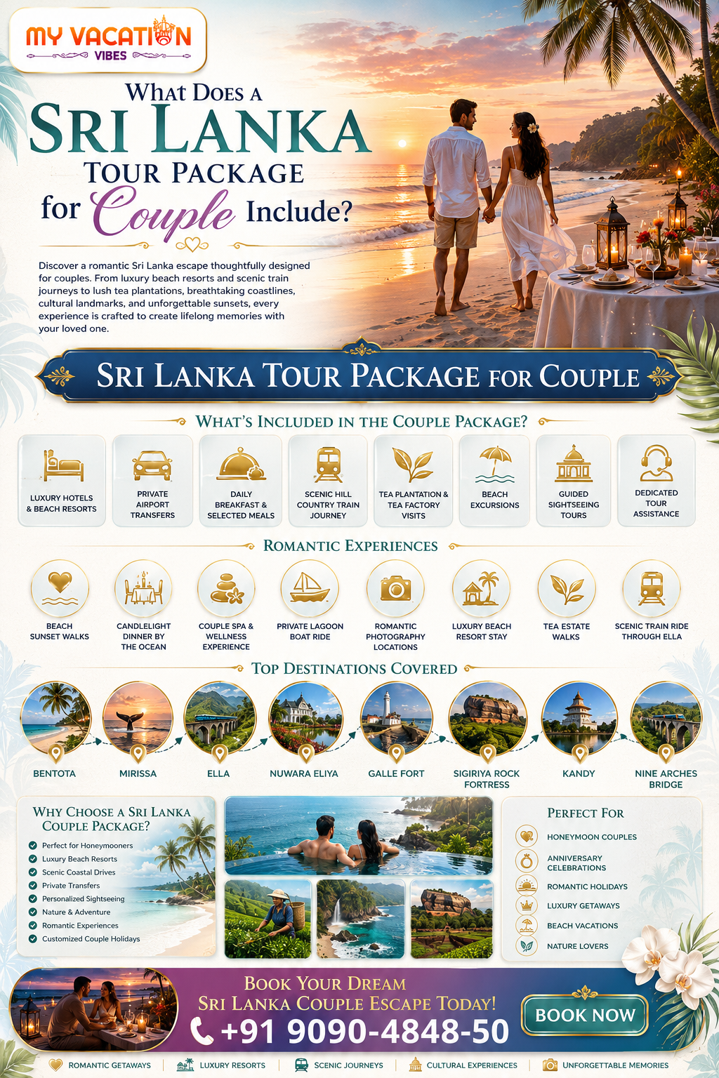 What Does a Sri Lanka Tour Package for Couple Include