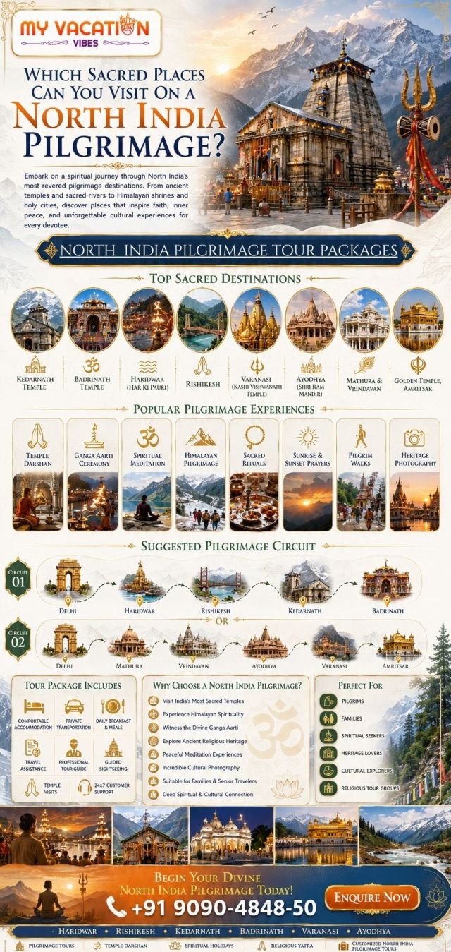 NORTH INDIA PILGRIMAGE TOUR PACKAGES FROM DELHI