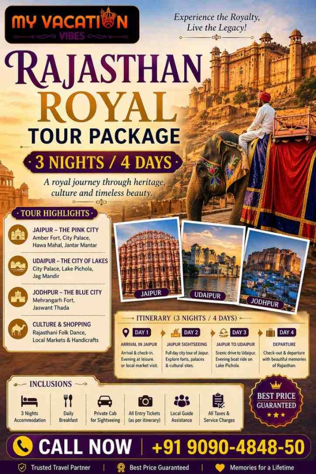 Rajasthan Royal tour package
